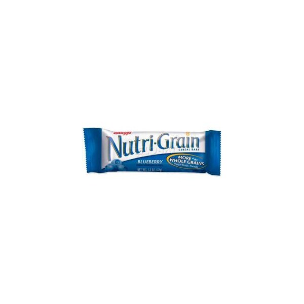 Kelloggs Kelloggs Nutrigrain Cereal Bars, Blueberry, 1.3 Oz, 16/Box KEB35745 - main